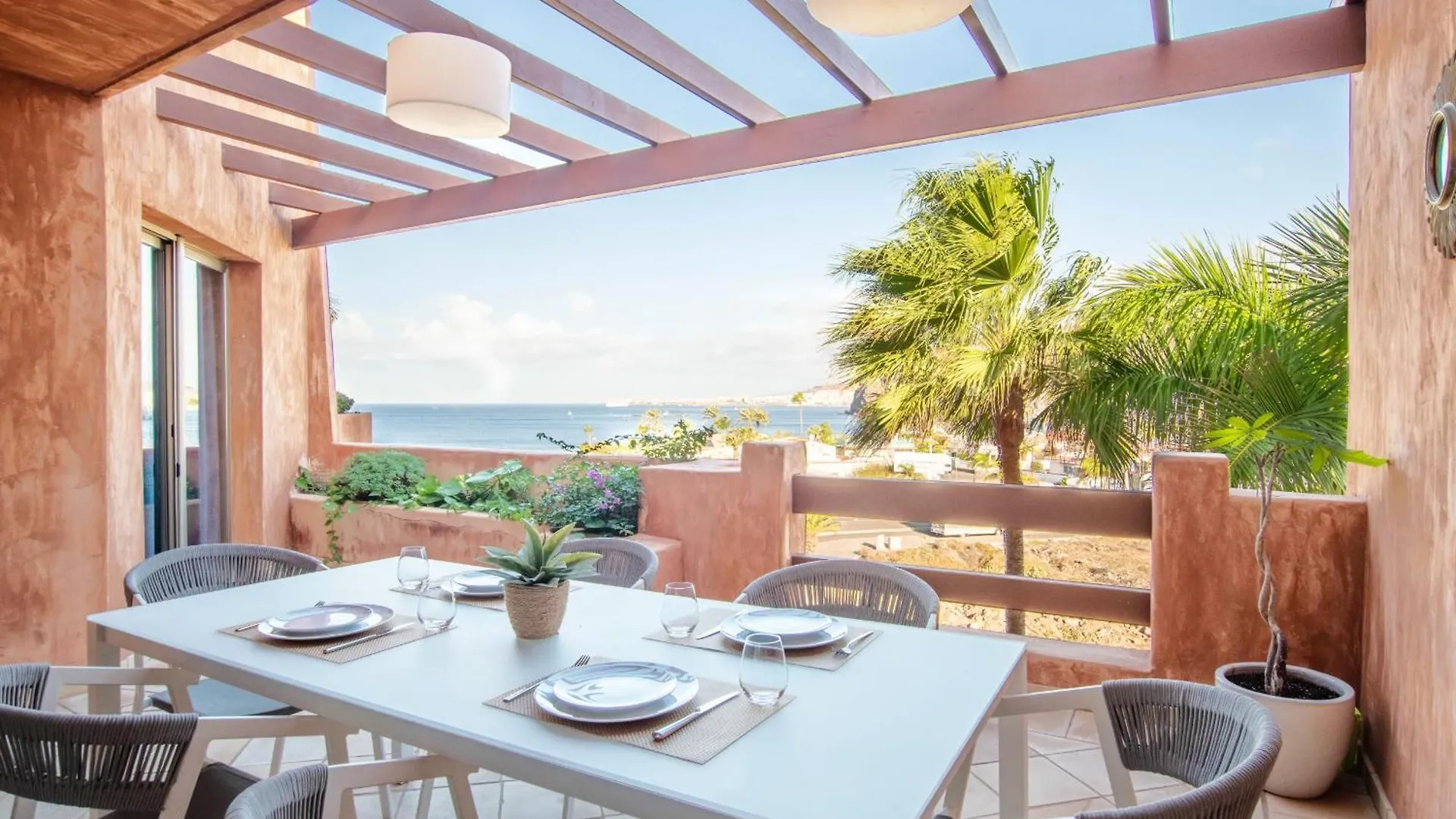 Vakantiehuis Adjona 2-2 Penthouse Sea View & Jacuzzi 2B Villa Palm-mar Spanje